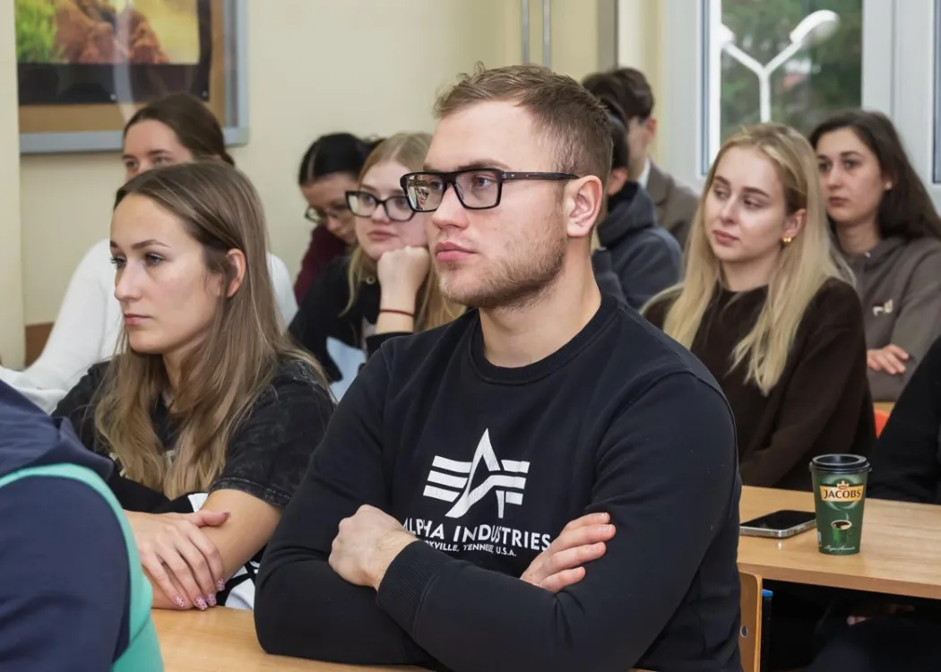 Uczestnicy seminarium kół naukowych na WBZ