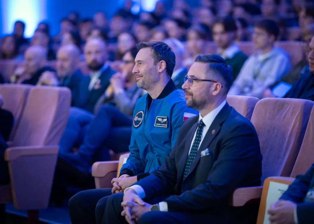Spotkanie ze Sławoszem Uznańskim-Wiśniewskim na UWM: polski astronauta i minister nauki 