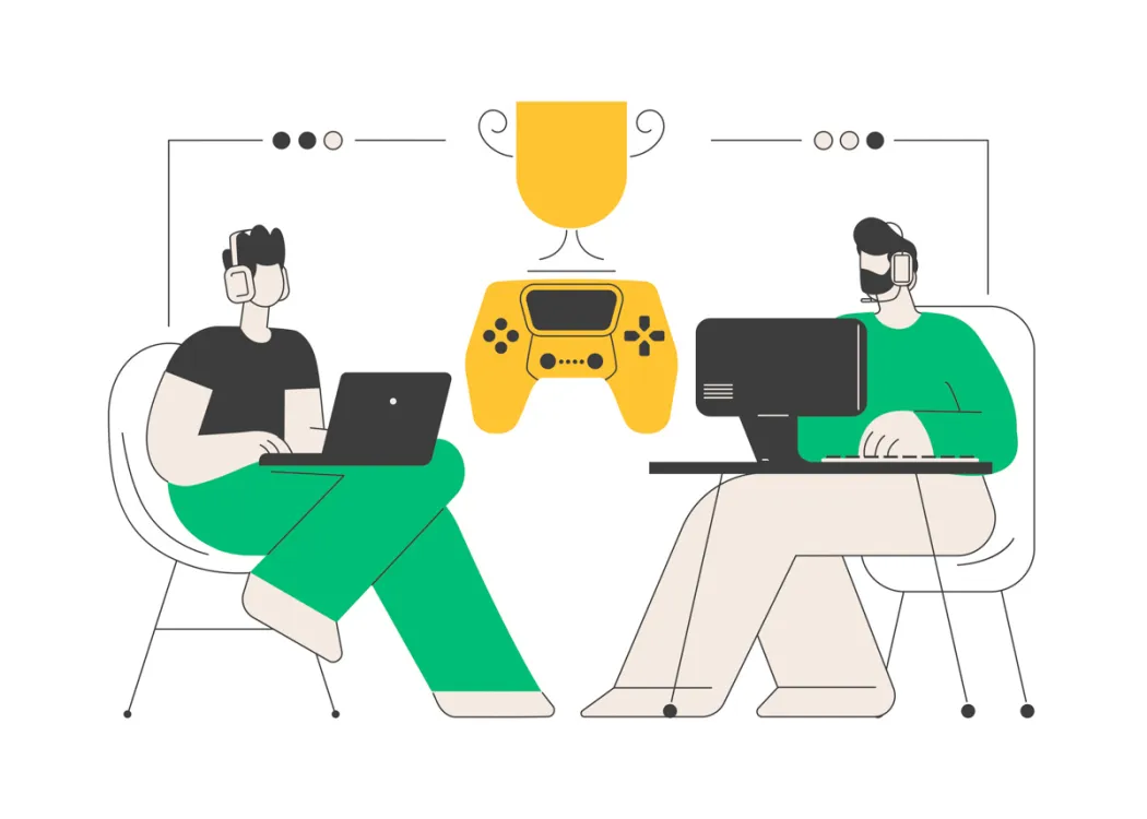 grafika ilustrująca artykuł o e-sporcie