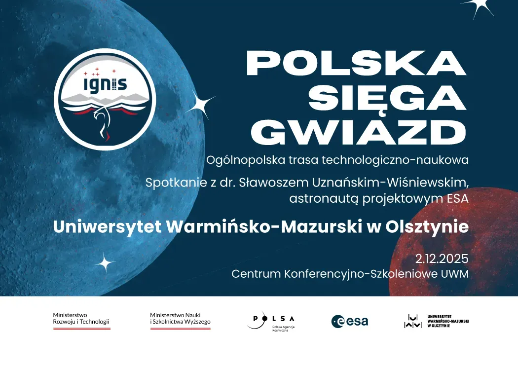 grafika zapowiadająca wydarzenie Polska Sięga Gwiazd