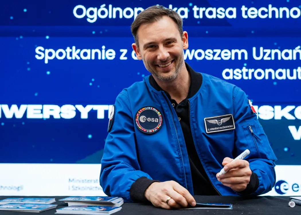 Dr inż. Sławosz Uznański-Wiśniewski gościł na UWM