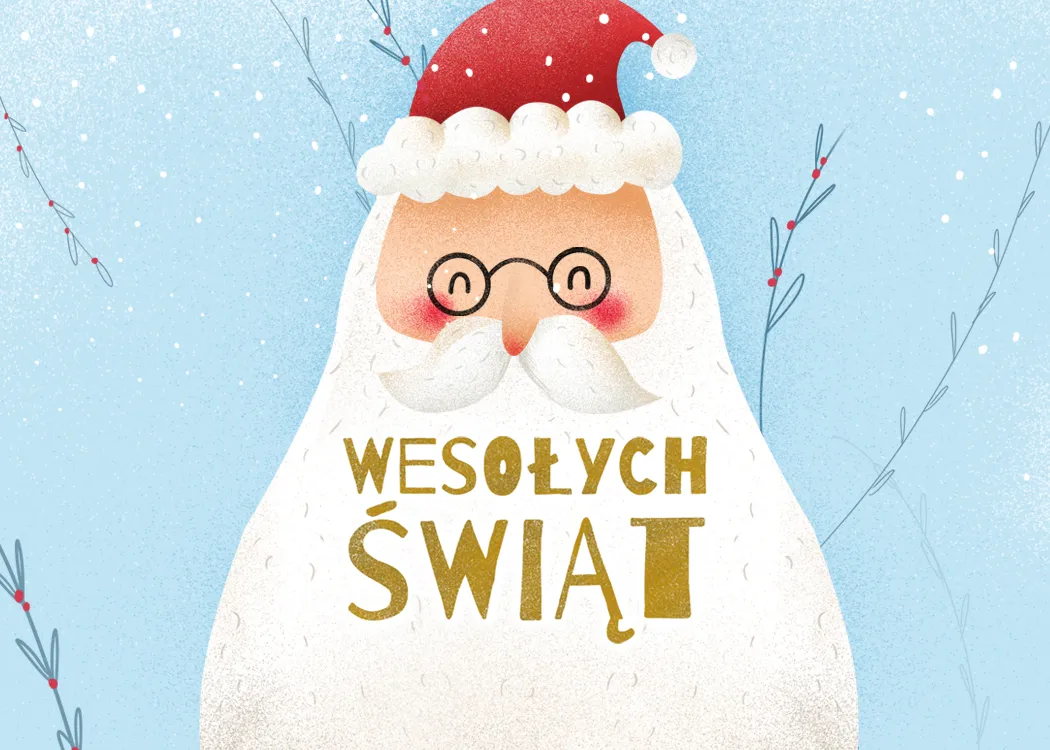 Ilustracja do życzeń - Mikołaj