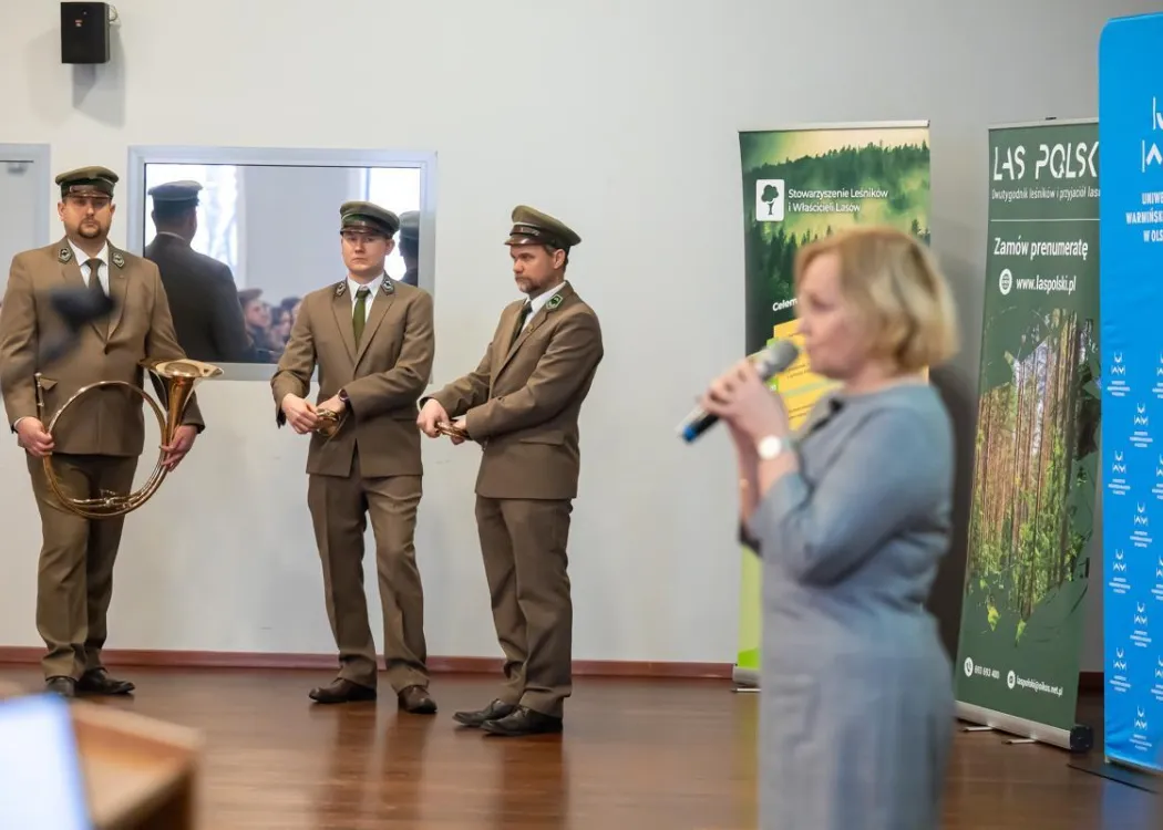 Konferencja rynek pracy dla leśnika 2025: zespół sygnalistów myśliwskich "Brać leśna" 