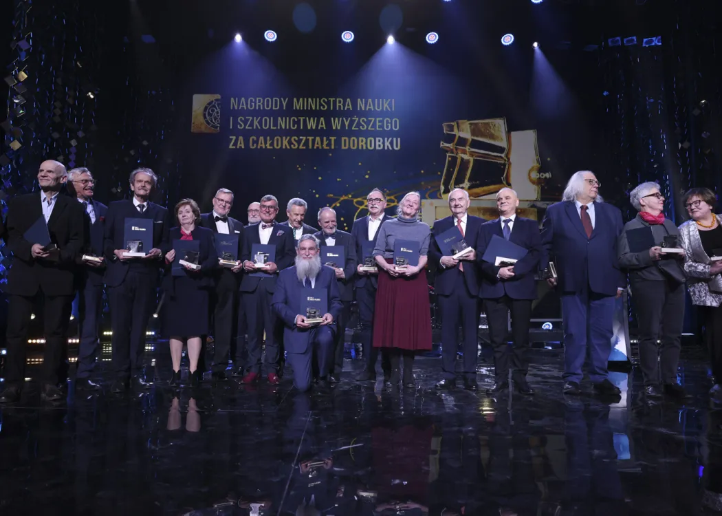 Gala Nauki Polskiej: nagrodzeni na scenie Teatru Polskiego w Warszawie