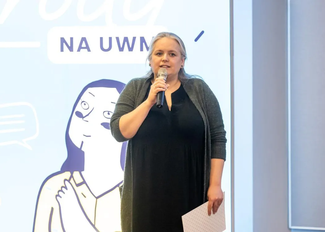 Daria Bruszewska-Przytuła, prowadząca spotkanie