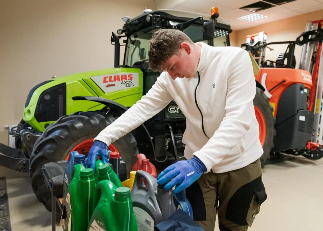 uczestnik jednej z edycji Olimpiady Wiedzy i Umiejętności Rolniczych 