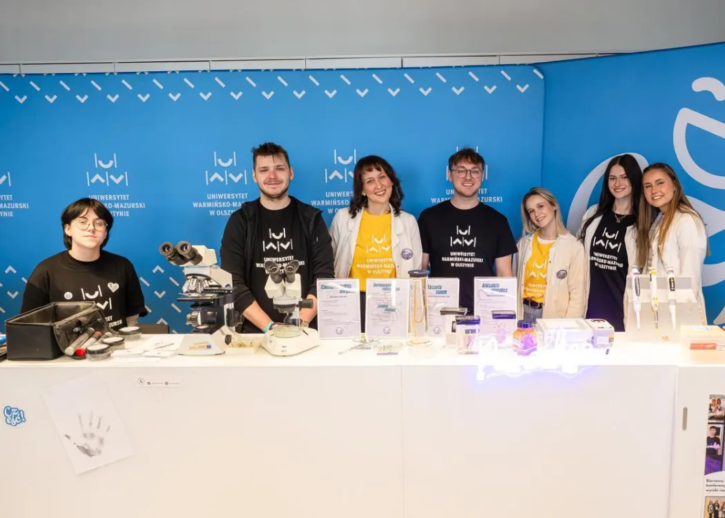 Warmia Inspiration2026: stoisko Koła Naukowego Biochemii i Biologii Molekularnej w Parazytologii „Paradise”