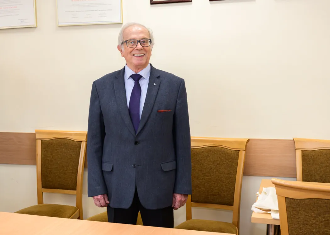 mgr inż. Jerzy Macek, honorowy prezes oddziału SIMP