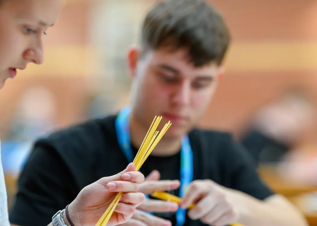 BIP na Wydziale Geoinżynierii UWM: uczestnik podczas warsztatów