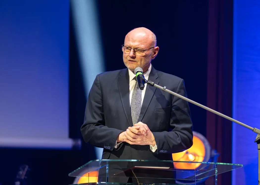 Gala Skrzydła Warmii i Mazur: Ireneusz Nalazek przemawia