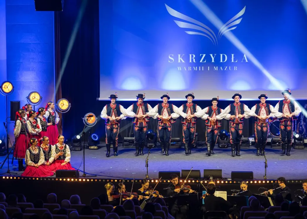 Gala Skrzydła Warmii i Mazur: taniec w strojach ludowych