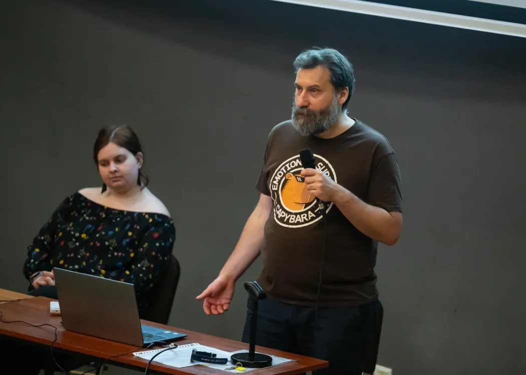 Dzień Otwarty UWM 2026: jedna z prelekcji 