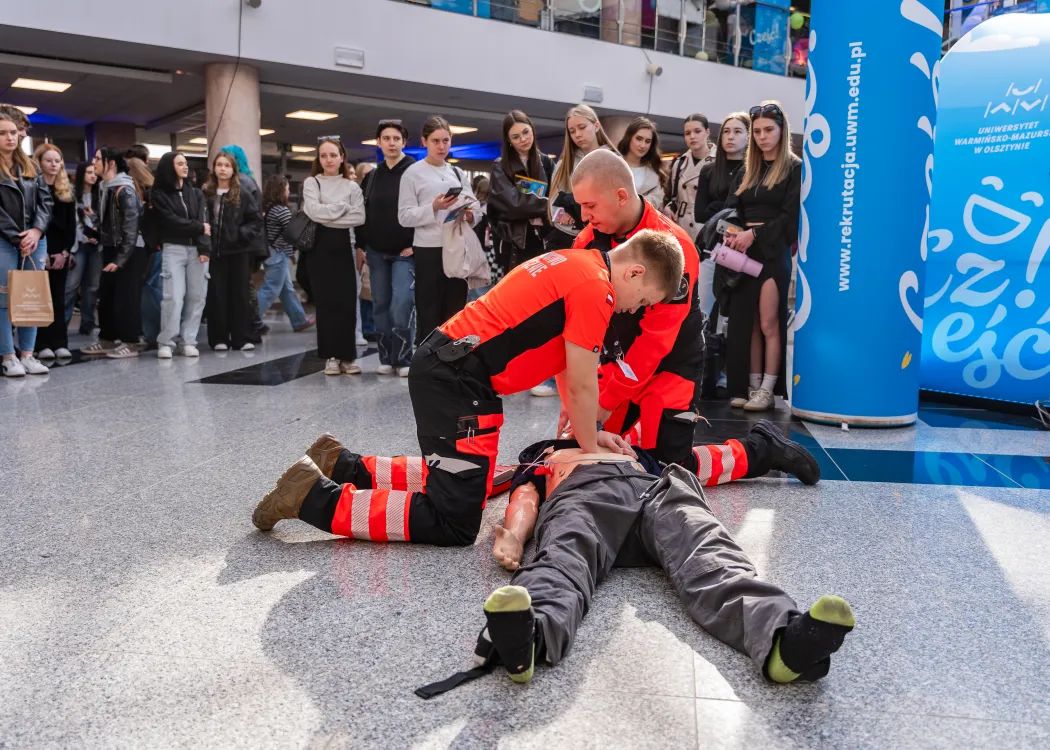 Dzień Otwarty UWM 2026: pokazy pierwszej pomocy przedmedycznej
