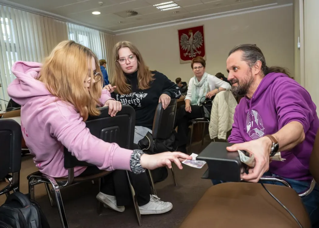 Uczestnicy dnia z ekonomią, warsztaty 