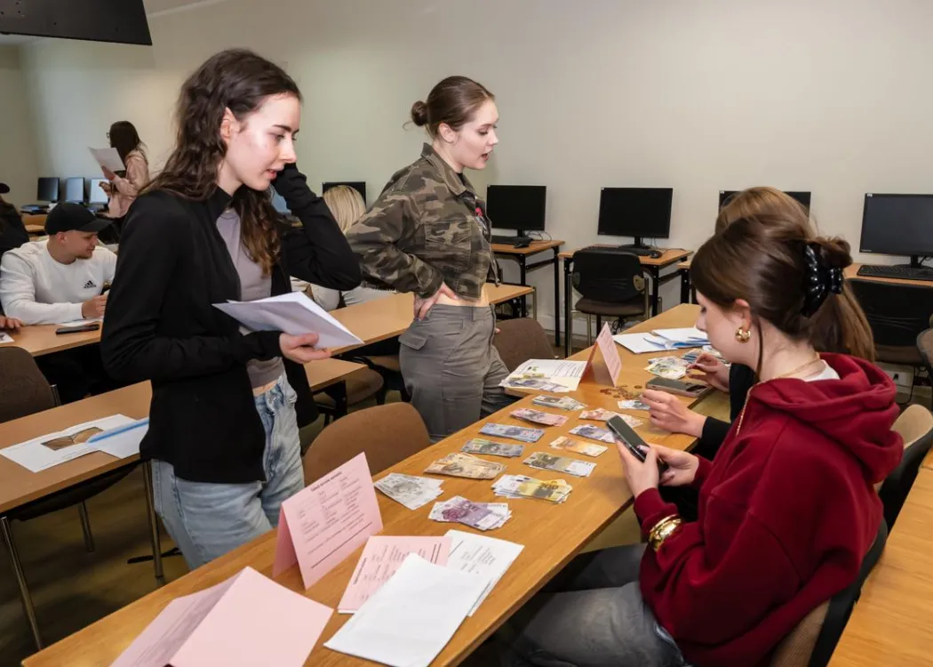 Uczestnicy dnia z ekonomią - warsztaty