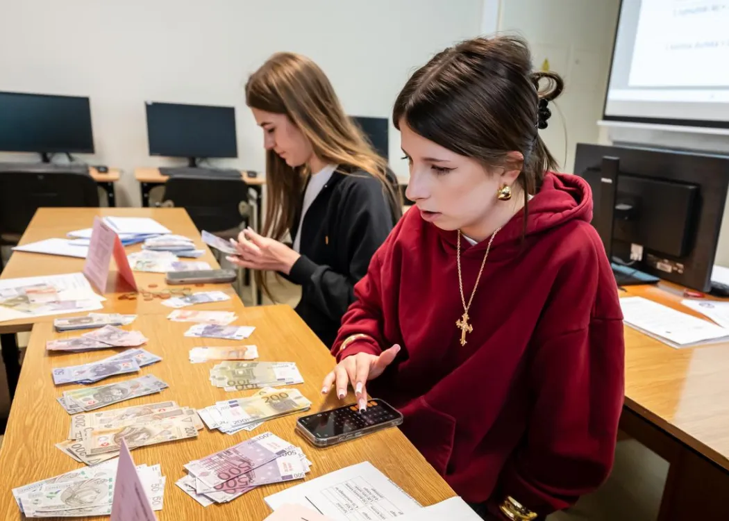 Uczestnicy dnia z ekonomią - warsztaty