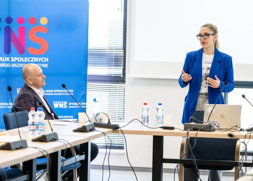 Erasmus+ BIP na Wydziale Nauk Społecznych: dr Monika Ryndzionek podczas warsztatów