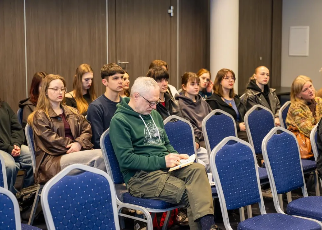 Uczestnicy spotkania z okazji Tygodnia Ziemi