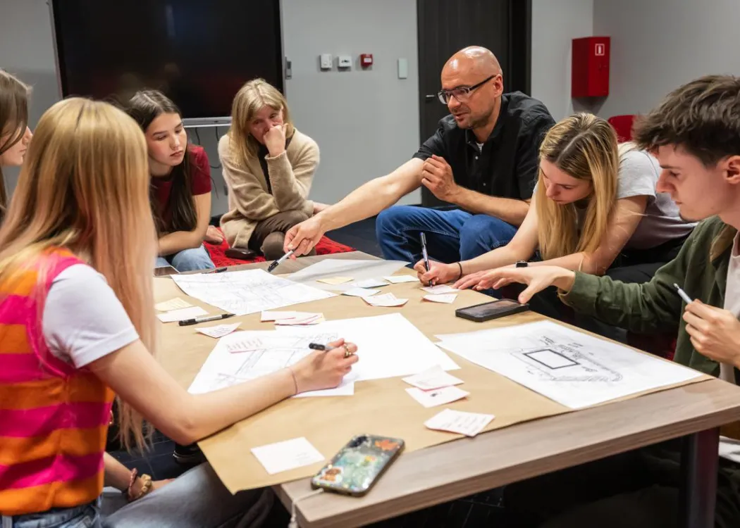 Warsztaty ekologiczne: Mariusz Antolak z młodzieżą 