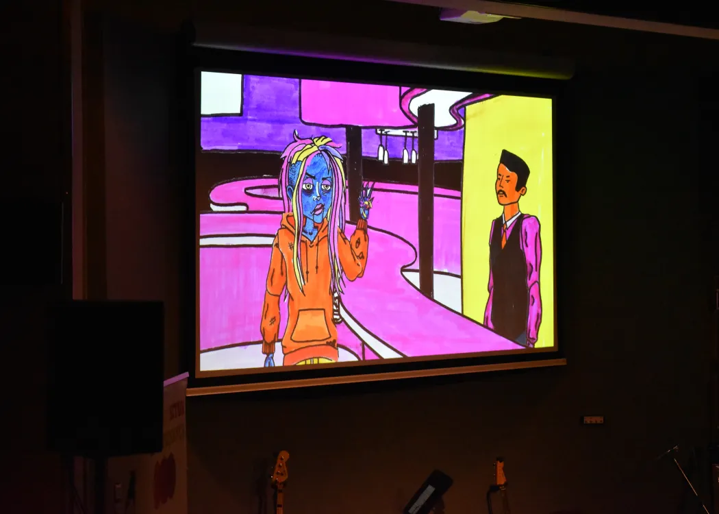 Animacja na wiosennym koncercie