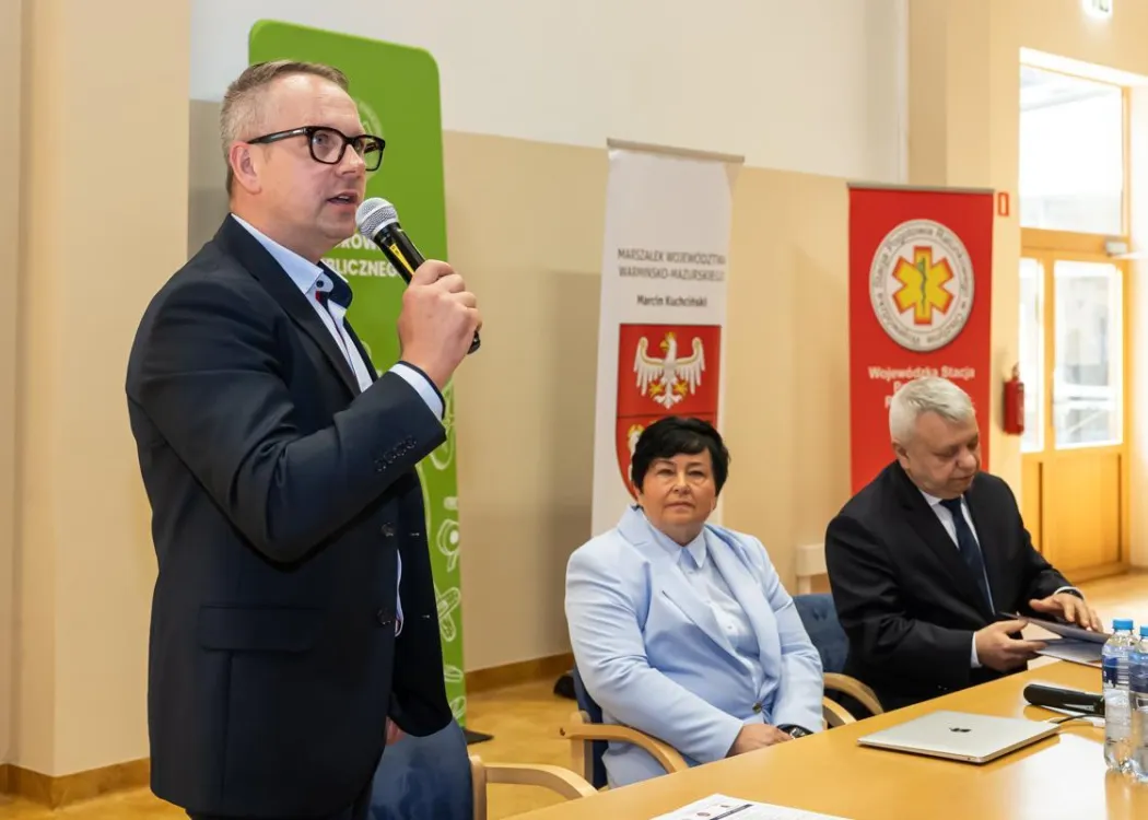 Organizatorzy seminarium dla ratowników medycznych 