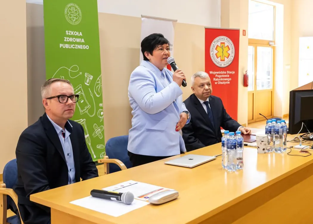Organizatorzy seminarium dla ratowników medycznych 