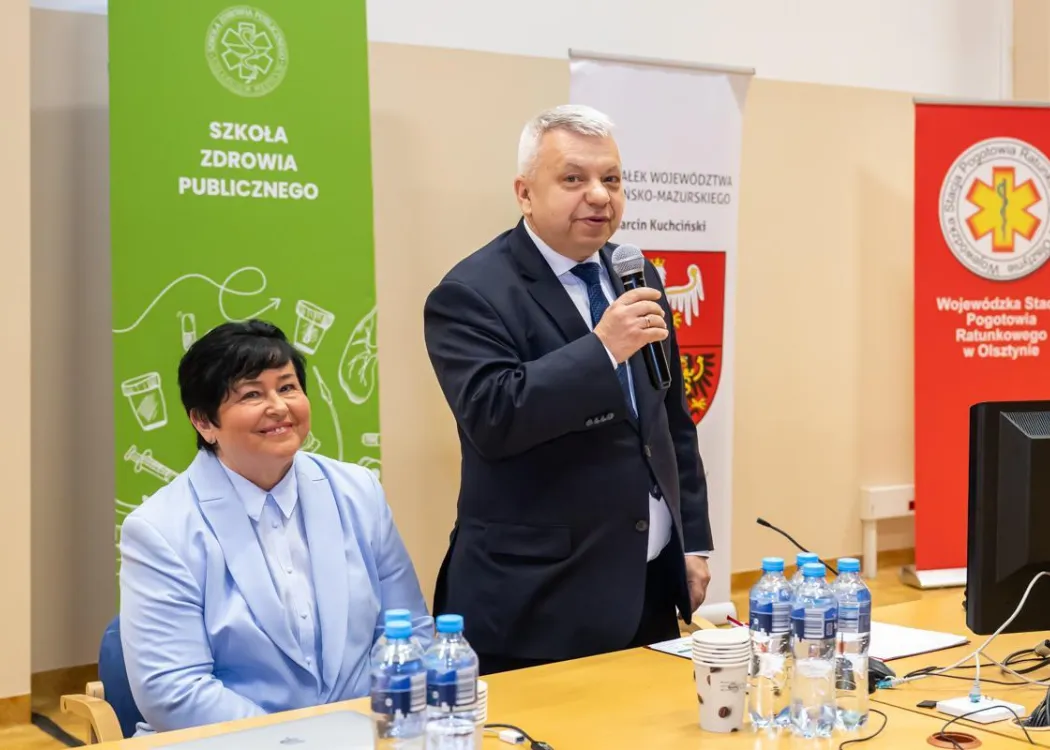 Organizatorzy seminarium dla ratowników medycznych 