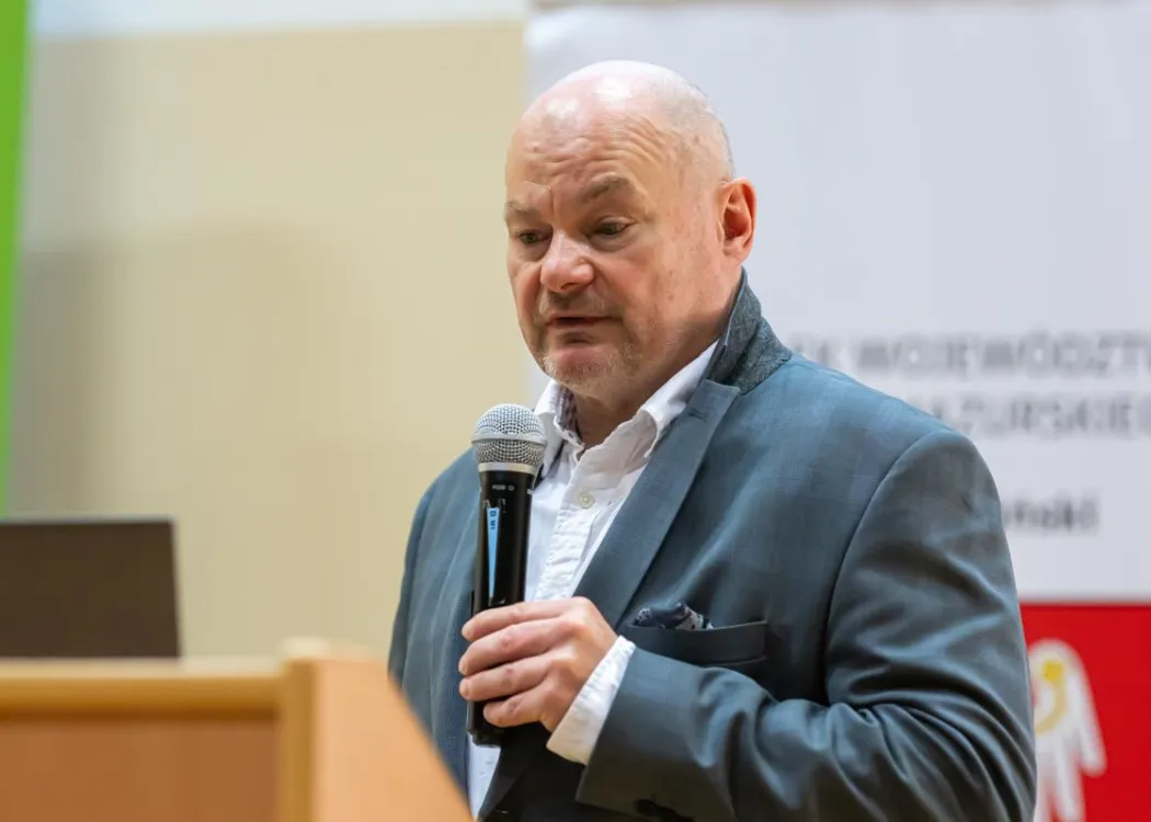 Prof. Podstawski podczas seminarium dla ratowników medycznych 