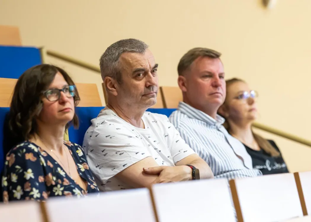 Uczestnicy seminarium dla ratowników medycznych 