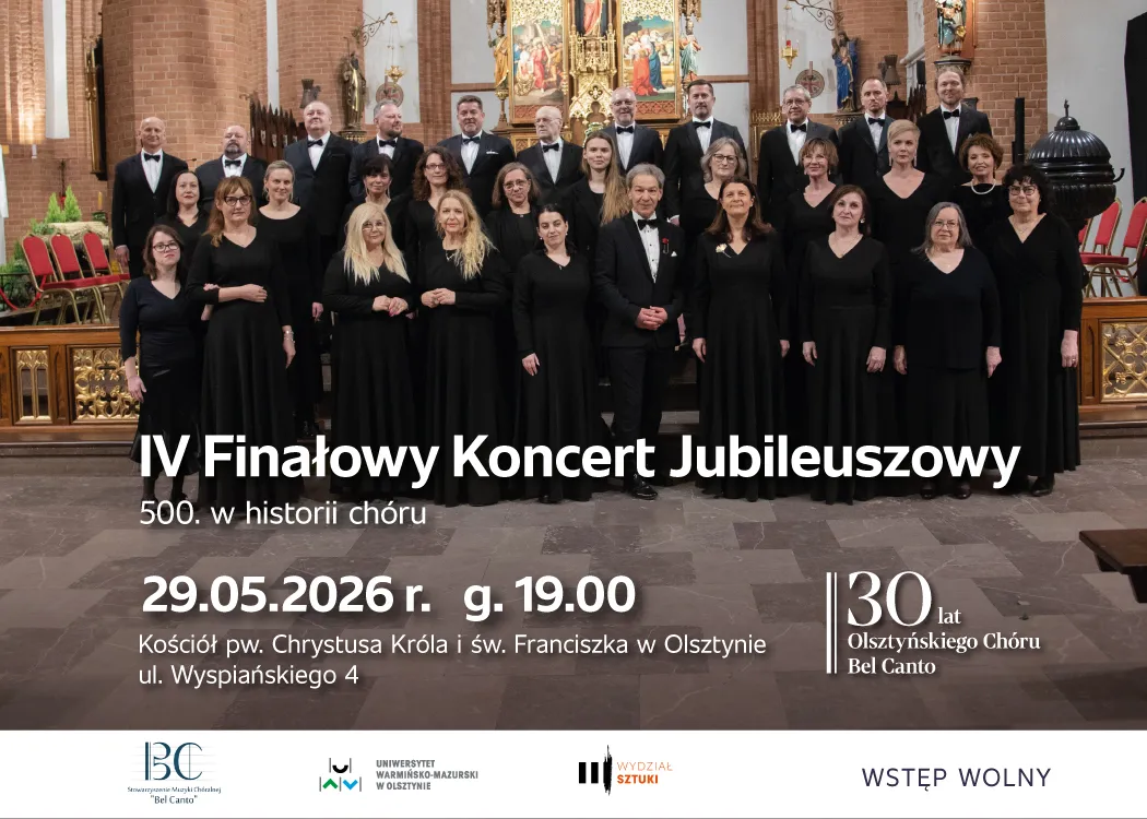 grafika wydarzenia, zdjęcie chóru