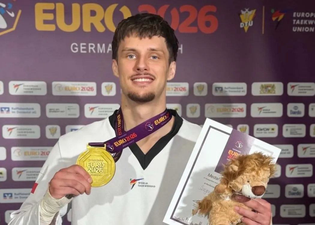 Szymon Piątkowski z klubu AZS UWM Olsztyn  