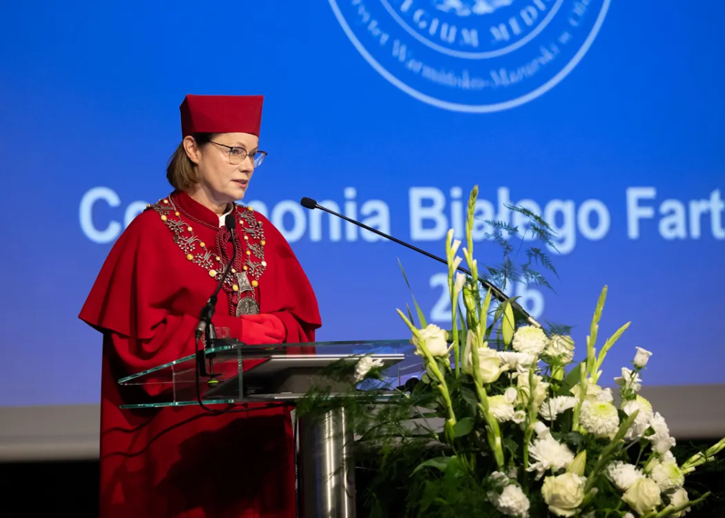 Biały Fartuch 2026 na UWM: prof. Krajewska-Włodarczyk