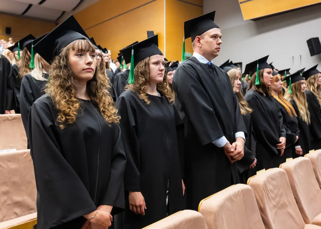 rozdanie dyplomów na Wydziale Medycyny Weterynaryjnej UWM
