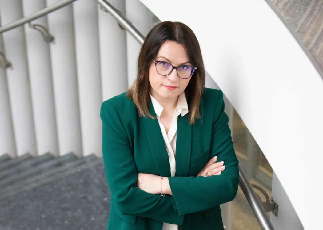 Katarzyna Bikowska, dyrektorka Biblioteki Uniwersyteckiej