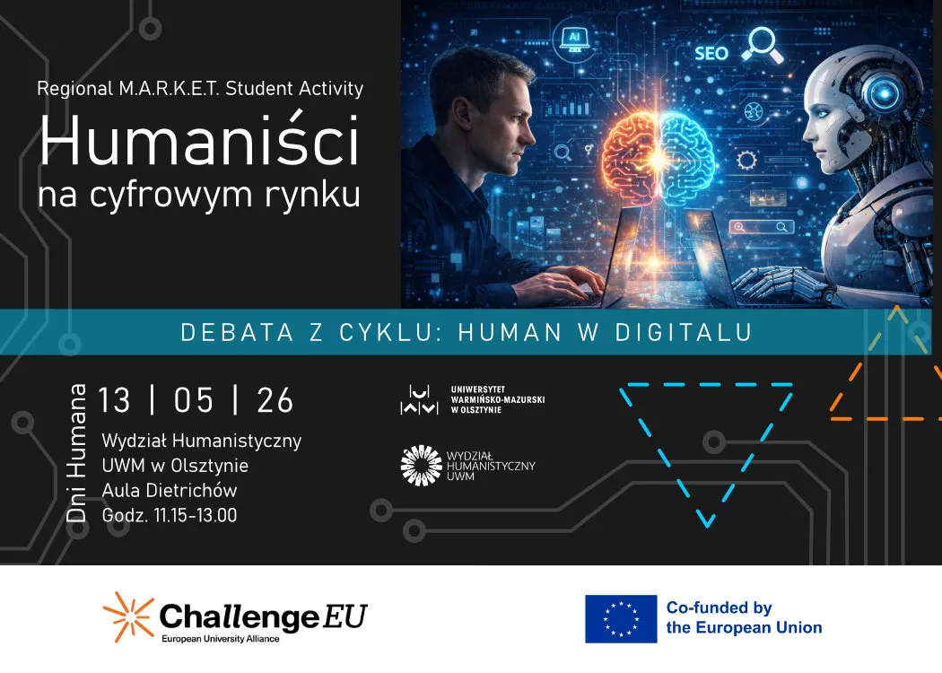 Grafika promująca debatę Human w digitalu 