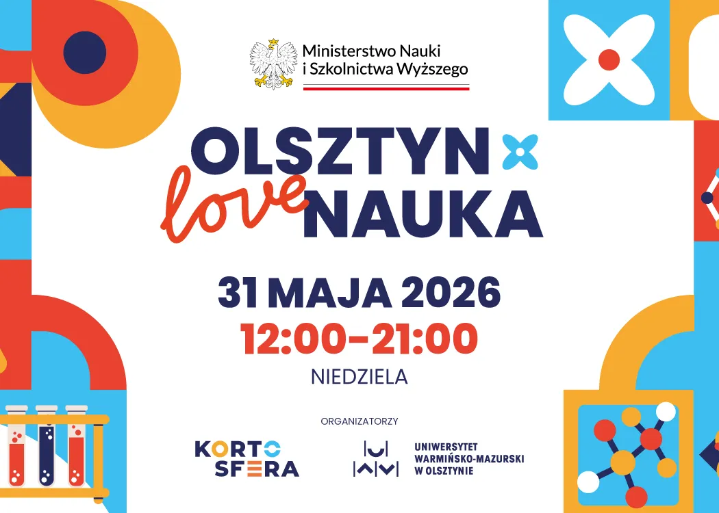 grafika promująca wydarzenie Olsztyn LOVE Nauka 