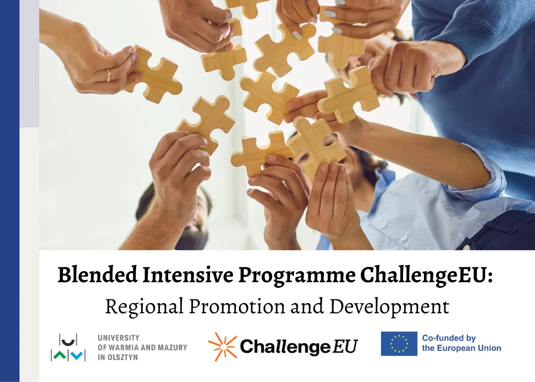 Grafika promująca Blended Intensive Programme ChallengeEU