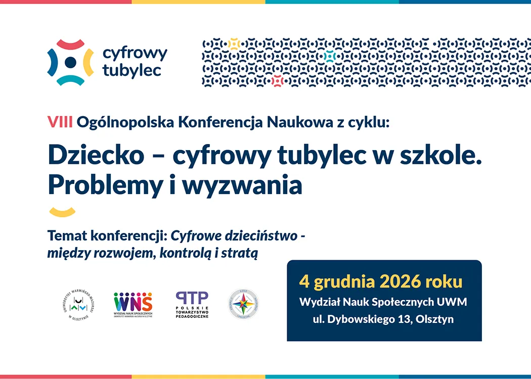 grafika promująca konferencję "Cyfrowy tubylec" 