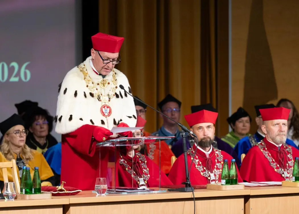 Święto Uniwersytetu 2026: prof. Jerzy Przyborowski, rektor UWM, przemawia