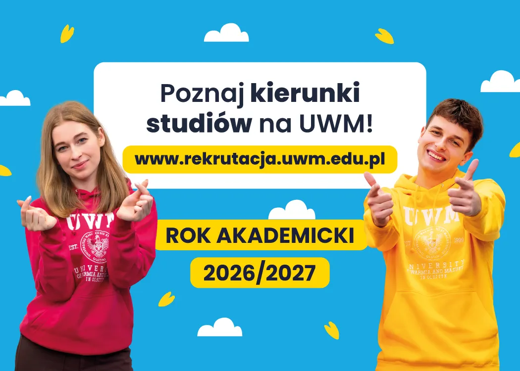 grafika promująca rekrutację na rok akademicki 2026/2027