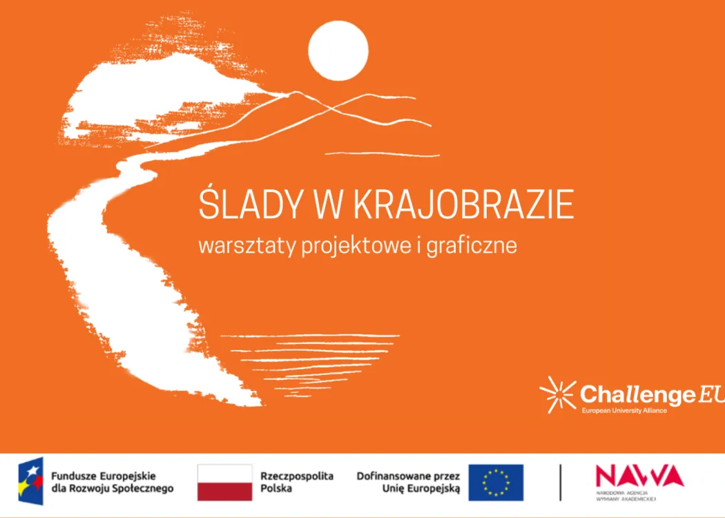 Ślady w krajobrazie - grafika promująca