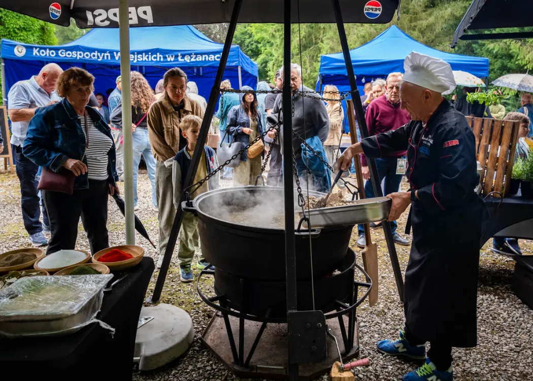 Piknik w Łężanach, lipiec 2026 - strefa gastronomiczna