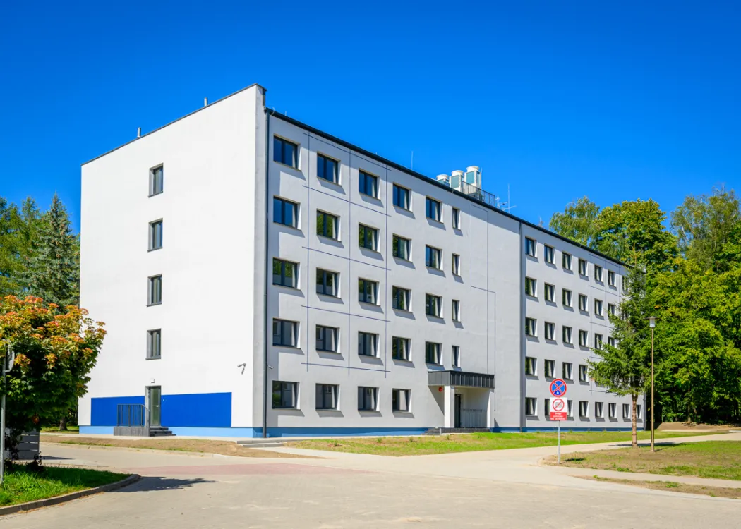 Dom Studenta numer 10 z zewnątrz