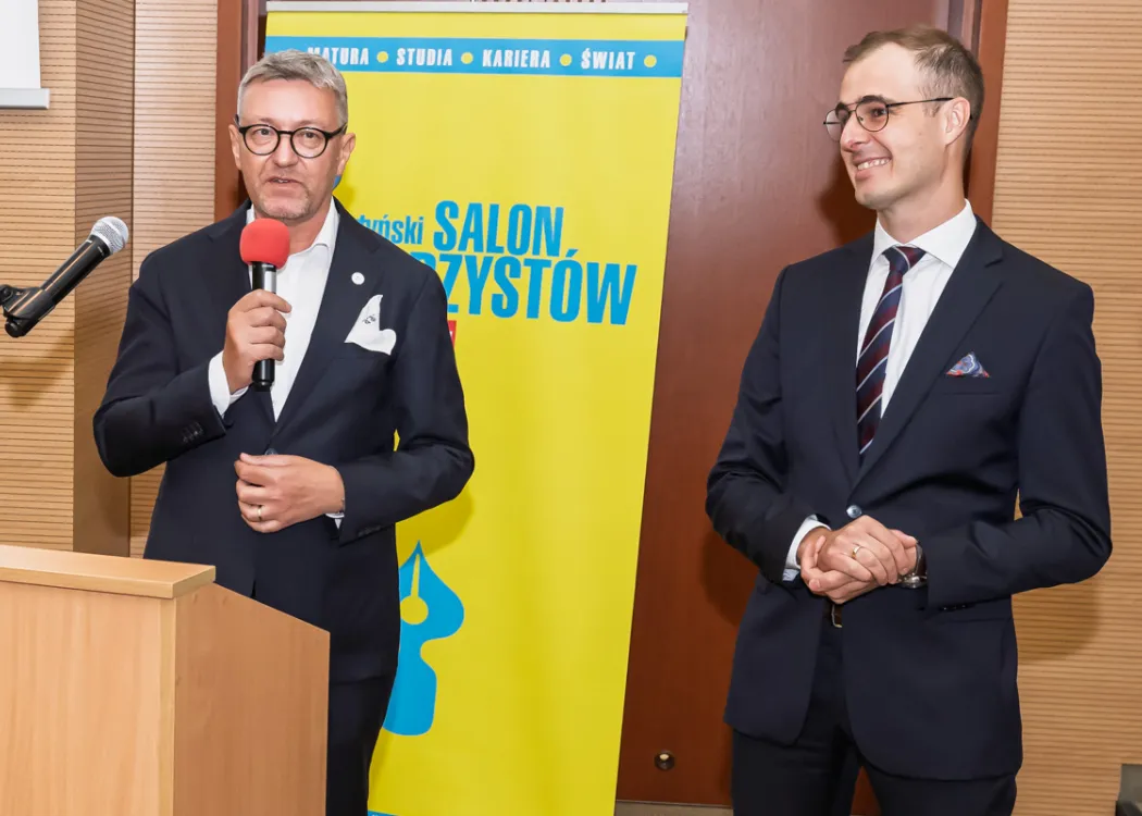 Salon Maturzystów 2026: rektor UWM i dyrektor operacyjny Perspektyw