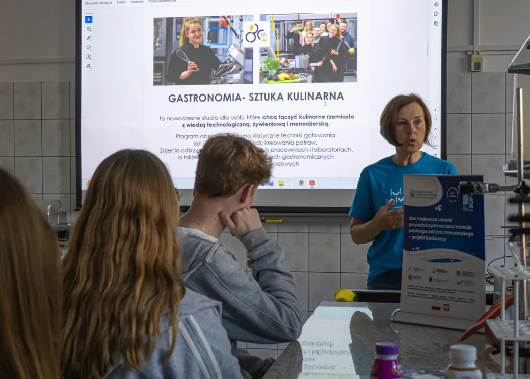 Świat słodkości w produktach mleczarskich: wykład