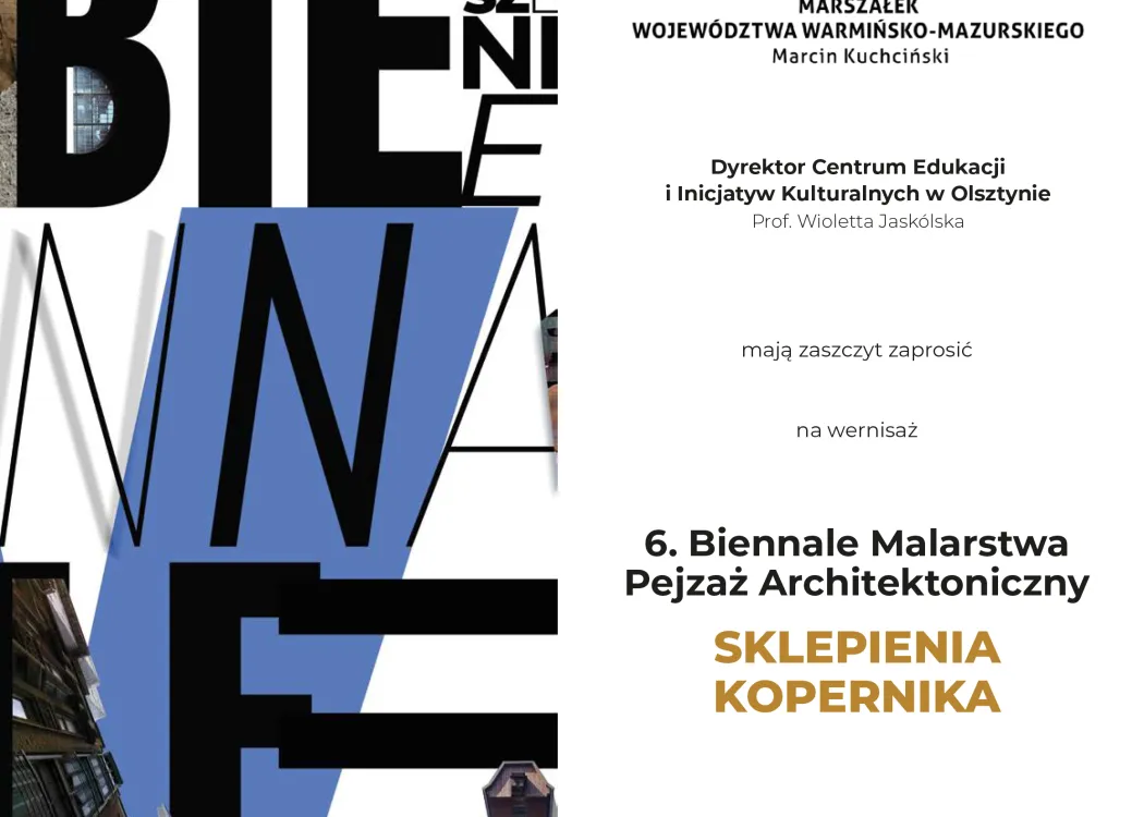 zaproszenie na wernisaż wystawy