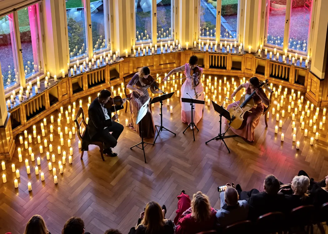 kwartet smyczkowy koncert przy swiecach