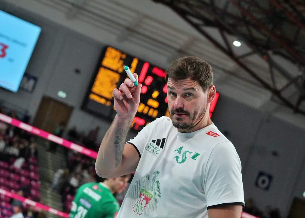 Daniel Pliński - trener Energa Indykpolu AZS Olsztyn