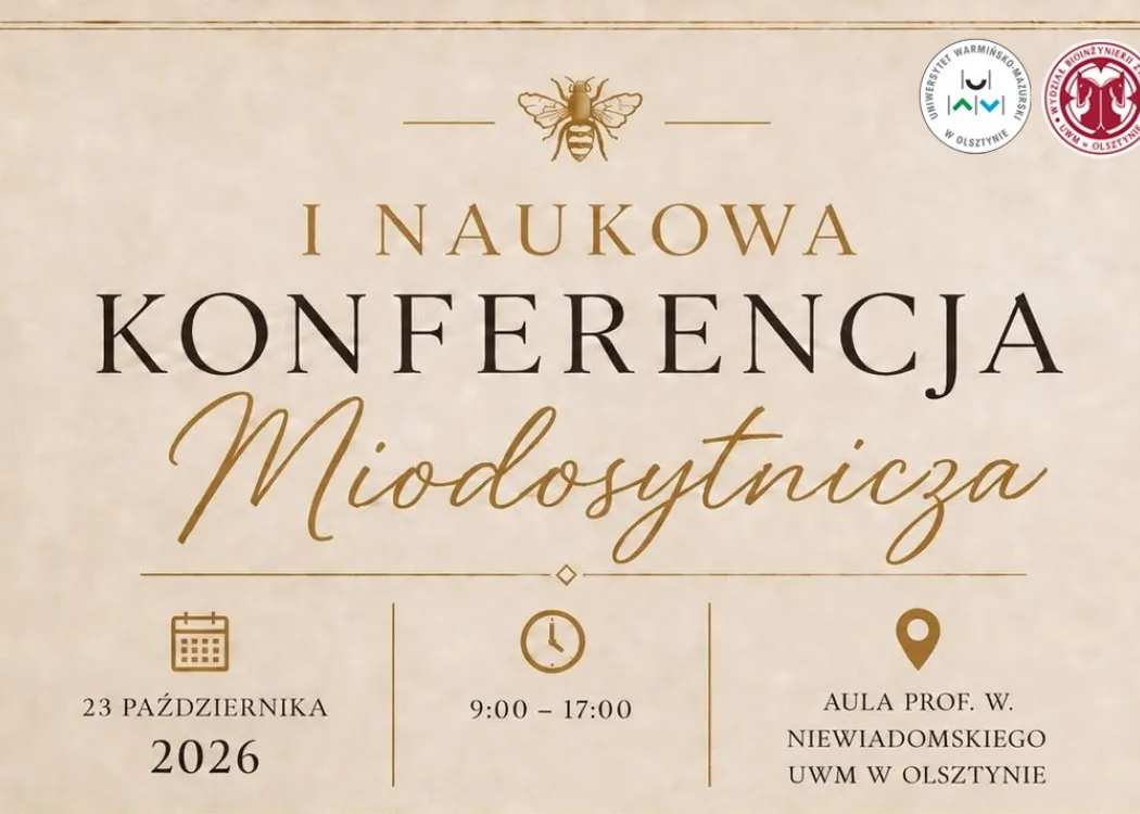 Baner promujący I Konferencję Miodosytniczą 