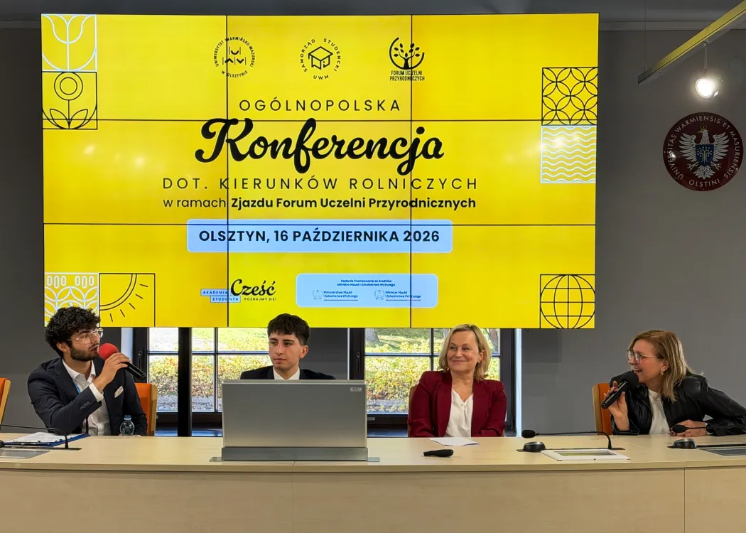 Paneliści na Konferencji dotyczącej kierunków rolniczych